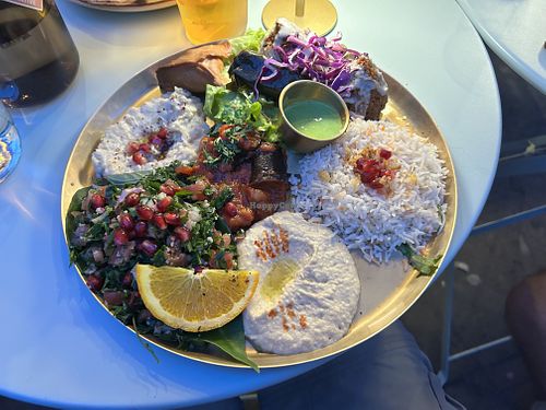 Vegan assorted platter  at Ismaïl Rivoli in Paris