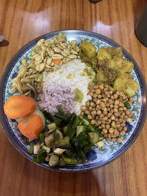 Veg khaja set  at Balakhu Food Point in Bhaktapur