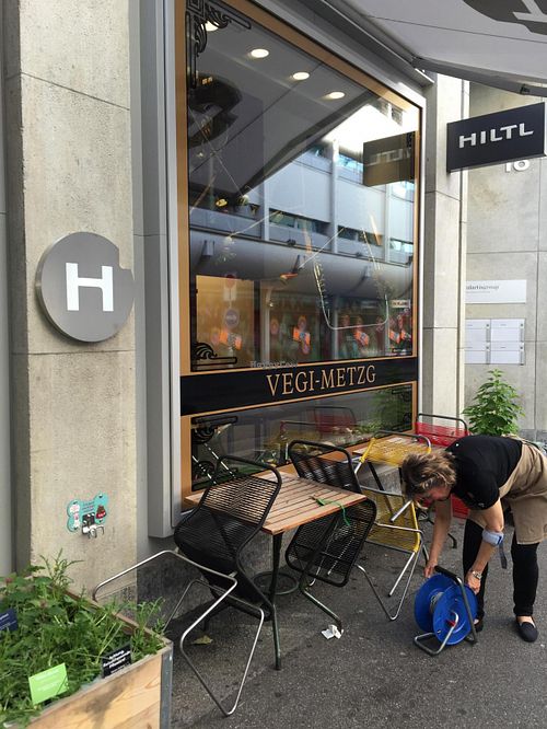 Vegi-Metzg at Hiltl Vegimetzg in Zurich