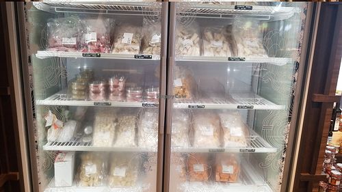 Frozen foods at Hiltl Vegimetzg in Zurich