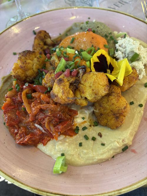 Flowers platter. Incredible, best thing I ate all vacation   at Le Flowers  in Nice