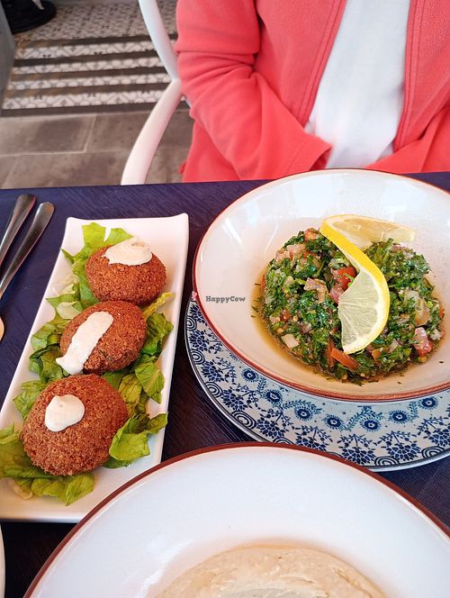 Falafels and tabbouleh at Al Bek in Gran Canaria