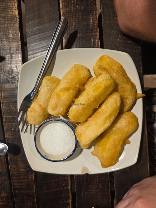 Fried bananas at Tamarind Restaurant in Koh Lanta