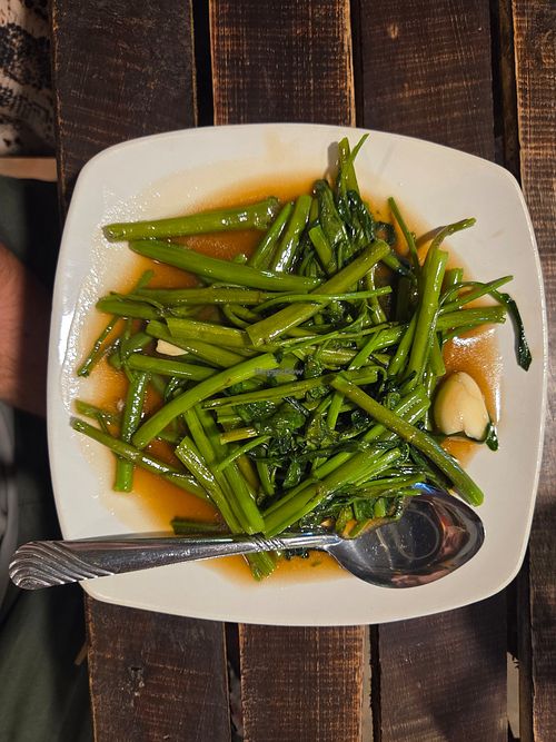 Morning glory 😍 at Tamarind Restaurant in Koh Lanta