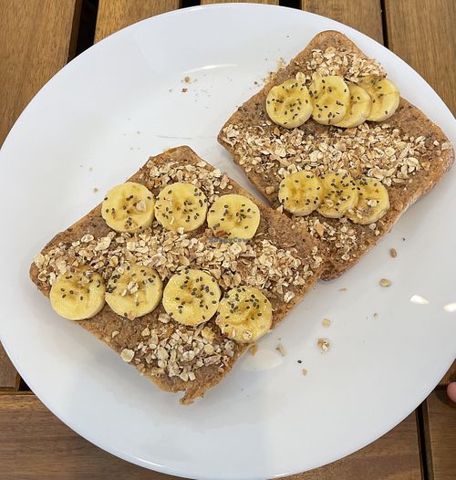 Sweet Open Toast without honey  at Manifesto Mocktail Coffee Bar  in Isabela