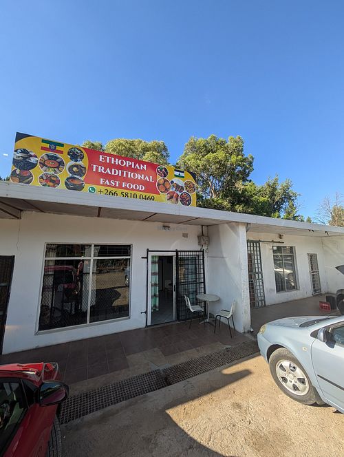 Outside at Ethio N Sotho Fast Food in Maseru