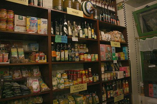 assortment at Biopramen in Prague