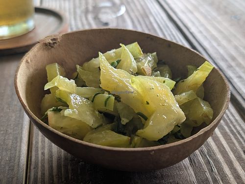 Star fruit salad: a refreshing highlight of the meal! at YARD FOOD in Buccoo