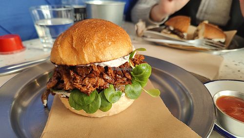 Trufada Happy cow at Bagü Burger Hamburguesería in Sant Vicenc Dels Horts