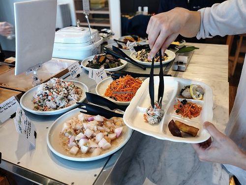 Handmade vegan homestyle Japanese favorites every day  at Cafe Rest Montrose in Hiroshima