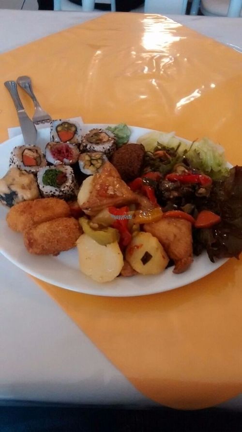 My dish, delicious at Loving Hut - Vila Mariana in Sao Paulo