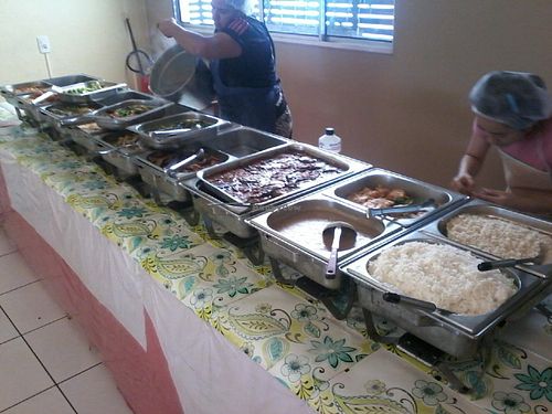 Buffet at Loving Hut - Vila Mariana in Sao Paulo