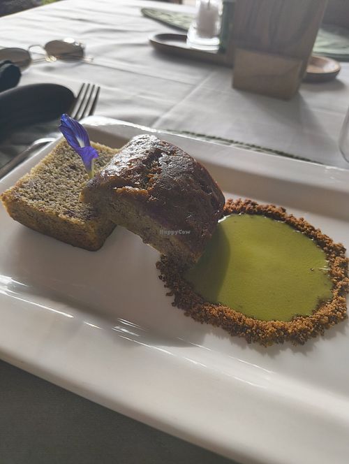 Banana and coconut sweet cake #Veganuary at Fahari Off The Grid in Zanzibar