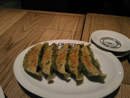 veggie gyoza at Chabuton in Osaka