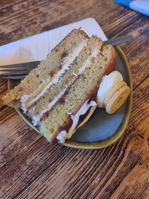 Cake at The Old Post Office Tea Rooms in Leicester