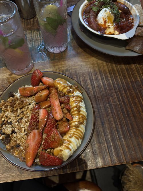 VG granola biscoff bowl  at Rockello in Castleford