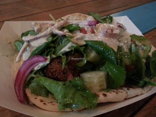 falafel at Veggie Smalls in Tijuana