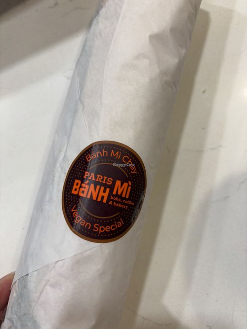 Vegan sticker  at Paris Banh Mi in Elk Grove