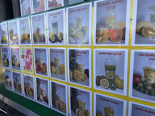 Fresh fruit Juice truck  at The Guam Farmers Market in Guam