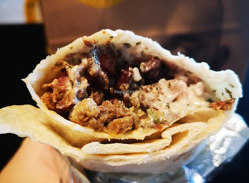 Pulled Shitake Mushroom Burrito (with vegan herb mayo) at Guzman y Gomez in Warnbro