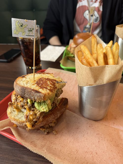   at Bareburger in Glastonbury