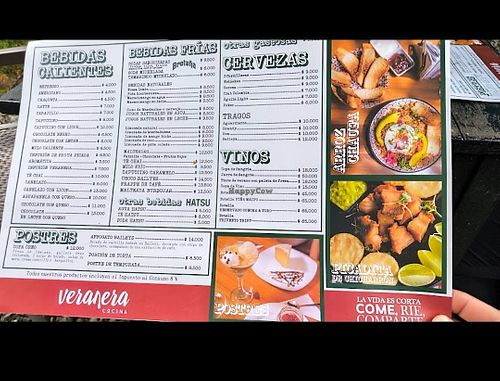 Speisekarte #Veganuary at Veranera Cocina  in Santa Rosa De Cabal