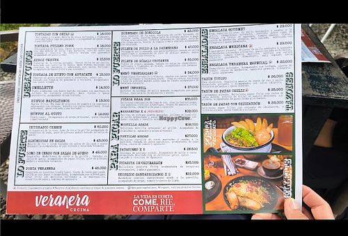 Speisekarte #Veganuary at Veranera Cocina  in Santa Rosa De Cabal