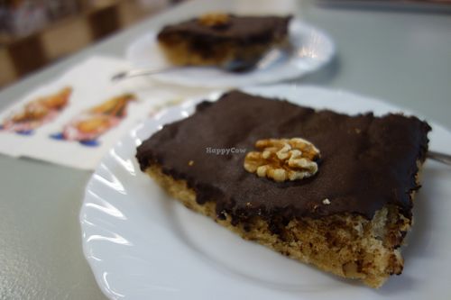 Walnut cake (vegan) at Schwabes Genussladen & Teestube in Zweibruecken