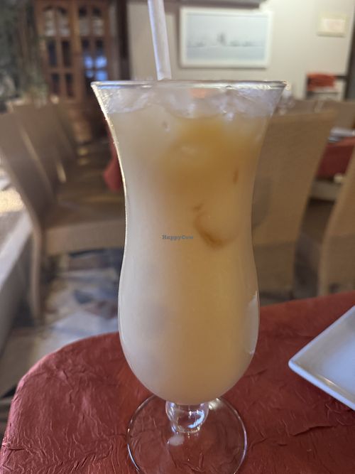 Painkiller cocktail   at La Villa Restaurant in Grand Case