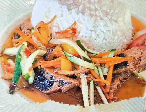 Thai style fish rice at Deepest Gratitude Vegetarian House - 感恩素食之家 in Ipoh