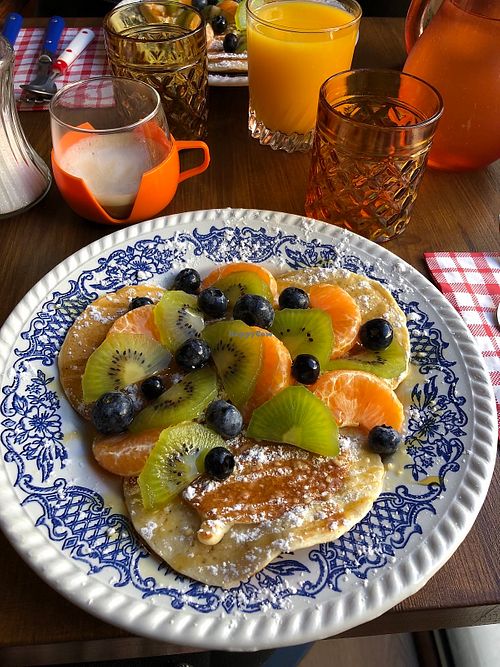 Vegan Pancakes at Promenade in La Rochelle