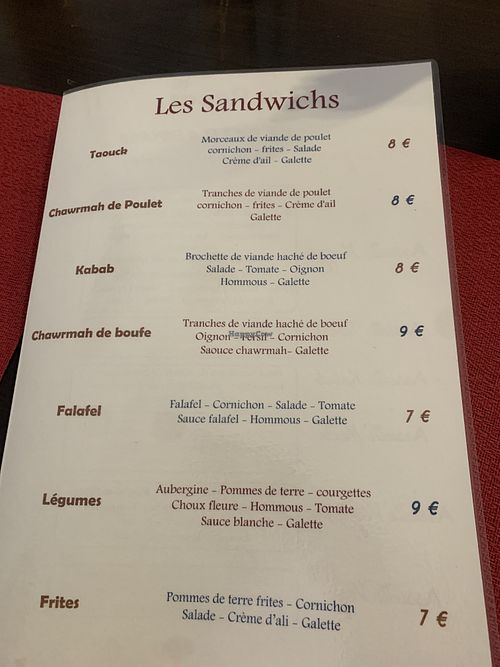 Sandwich végane   at Le Gout Syrien in Grenoble