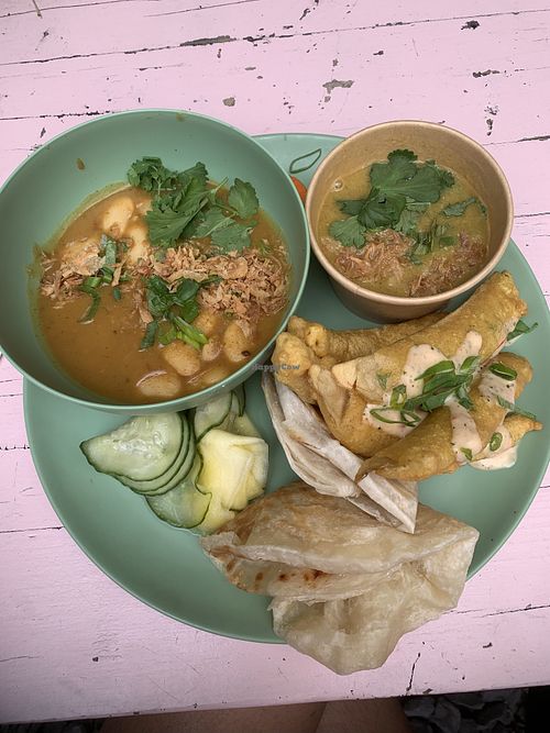 Vegan indo combo meal   at Mazavaroo in South East London