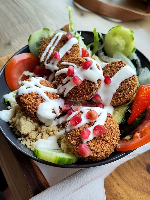 Falafel Bowl at zum Spießer in Landshut