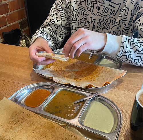 Munchin' Masala Dosa at Nosh - Dosa and Biryani Bar in Edmonton