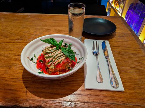 Eggplant Lasagna at PlantMade By Bar Verde  at PlantMade By Bar Verde  in New York City