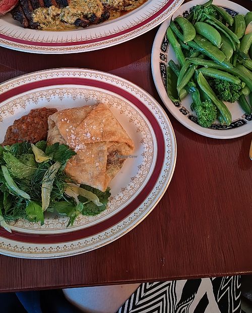 Eggplant parcel, greens at Humble on Duke in Sunshine Beach