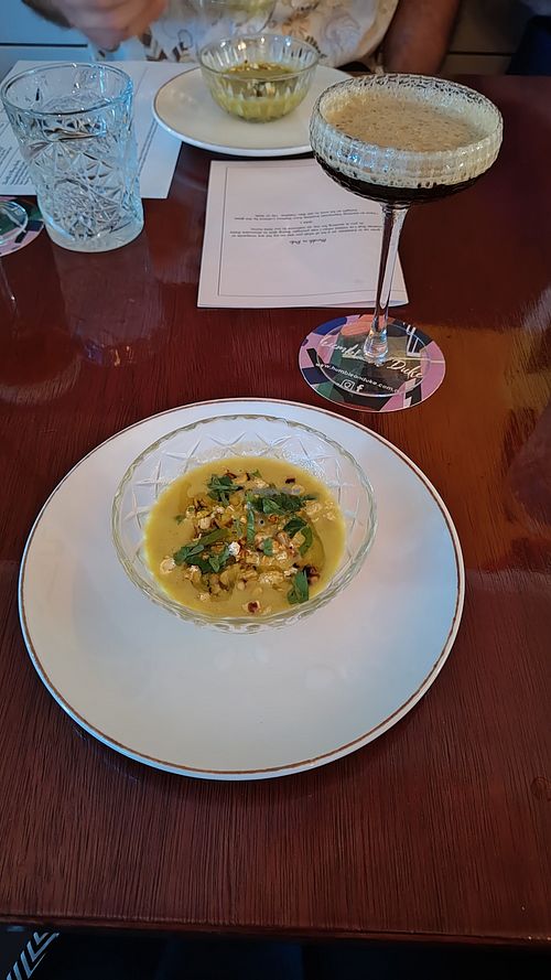 Corn chowder at Humble on Duke in Sunshine Beach