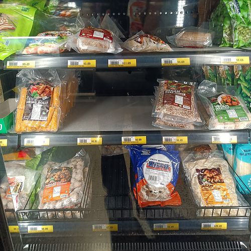 Vegan freezer at Asian Food Connection  in Wantirna South