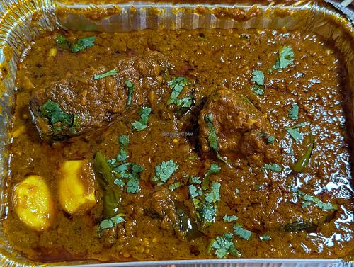 Fish curry. To die for at MelG's Kitchen  in Bloemfontein