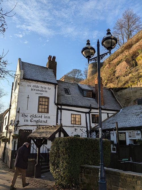 Incredible building at Ye Olde Trip To Jerusalem  in Nottingham
