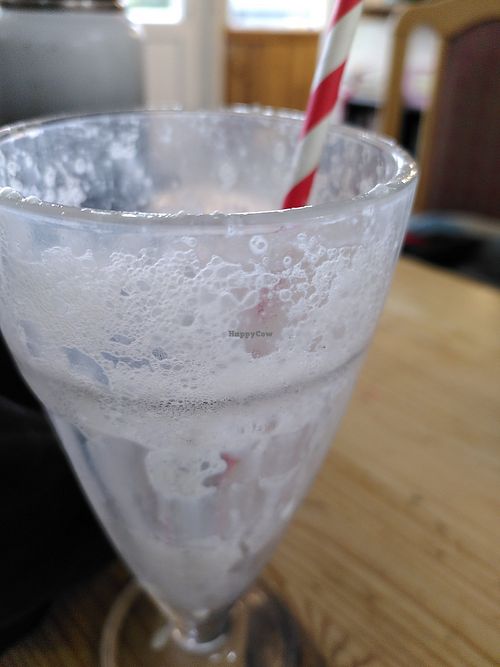 Banana milkshake (January 2025) at The Animalarium in Ceredigion