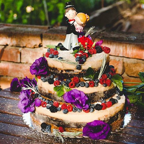 vegan wedding cake at Vanilla Kitchen in Sofia