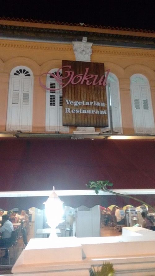 Hard to miss at Gokul Raas Vegetarian - Little India in Central Singapore