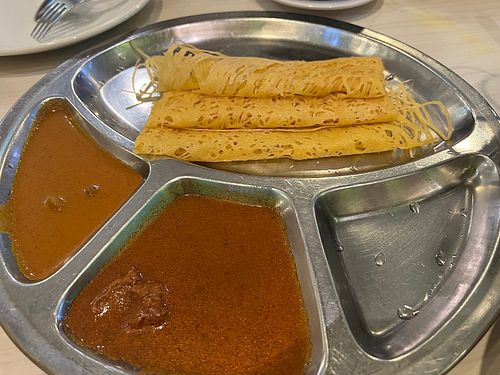 Roti Jalai set $8  at Gokul Raas Vegetarian - Little India in Central Singapore