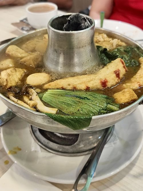 Soto steamboat at Gokul Raas Vegetarian - Little India in Central Singapore