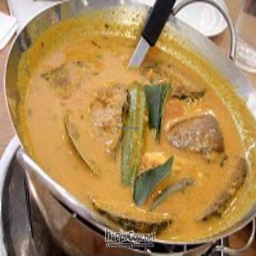 Gokul Speciality - Vegetarian Curry Fish Head at Gokul Raas Vegetarian - Little India in Central Singapore