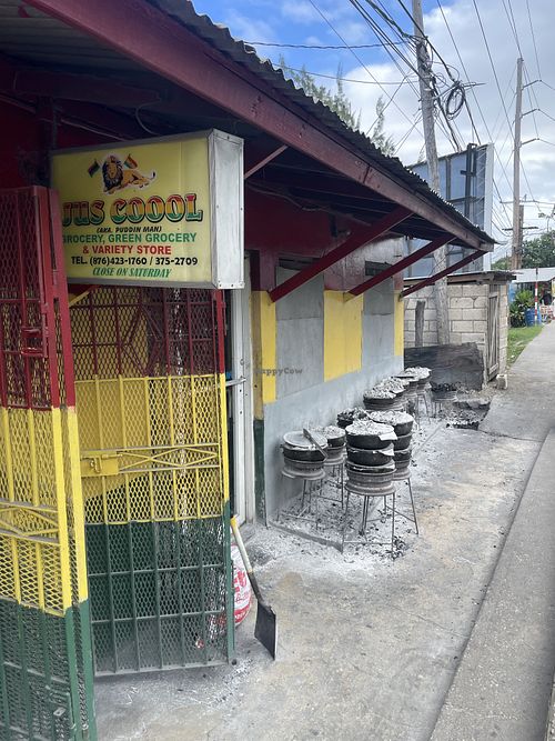 The car tyre ovens the puddings are made in  at Jus Coool Puddin Man in Priory