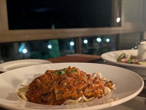 Mushroom bolognes at The Bell & Whistle in Kwazulu-natal