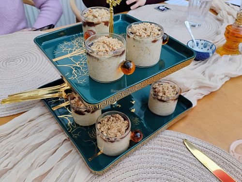 Chocolate Basundi at Lettuce Sustain Supper Club in South East London